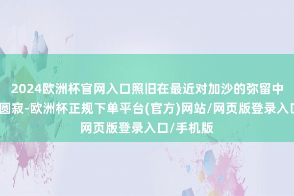 2024欧洲杯官网入口照旧在最近对加沙的弥留中受伤以致圆寂-欧洲杯正规下单平台(官方)网站/网页版登录入口/手机版